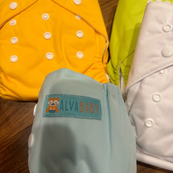 NEW Alva Baby Cloth Diapers Reusable + Inserts - Picture 7 of 7